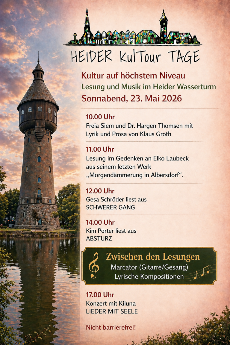 Lesungen und Musik im Wasserturm